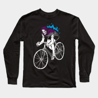 Death skull biker Long Sleeve T-Shirt